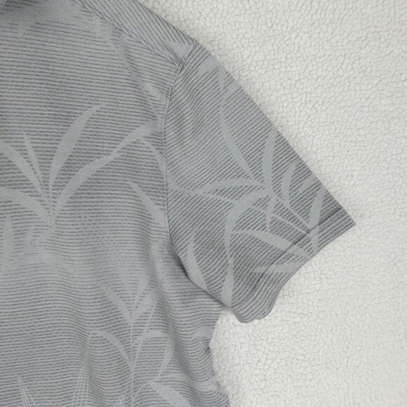 Nat Nast Polo Mens Large Gray Tropical Golf Performance Stretch Short Sleeve  Pl - Picture 3 of 7